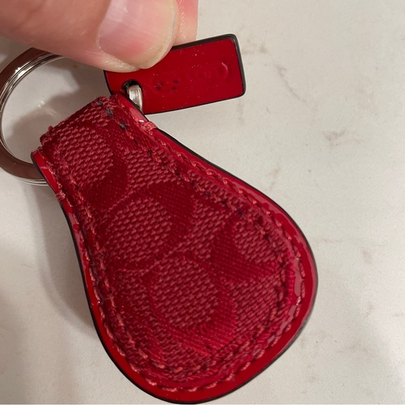 NWOT Coach jacquard key fob - Picture 2 of 2